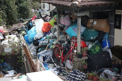 Vivienda de José Ángel en la zona de Alcabre (Vigo), donde fue rescatado su cadáver hace más de una semana.