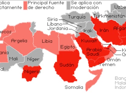 La geografía de la 'sharía'