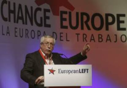 El presidente de la Confederación Europea de Sindicatos (CES) Ignacio Fernández Toxo. EFE/Archivo
