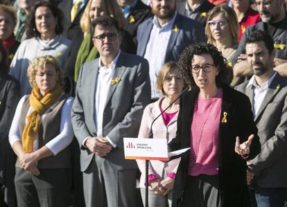 Presentación este martes de la lista de candidaturas de ERC a las elecciones del 21-D.