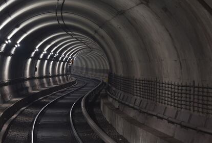 el túnel de metro a la altura de la estación Poccistraße.