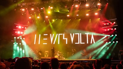 La banda Mars Volta, durante el primer día del festival Corona Capital 2024 en Ciudad de México.