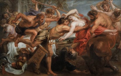 'El rapto de Himodamía', de Rubens.
