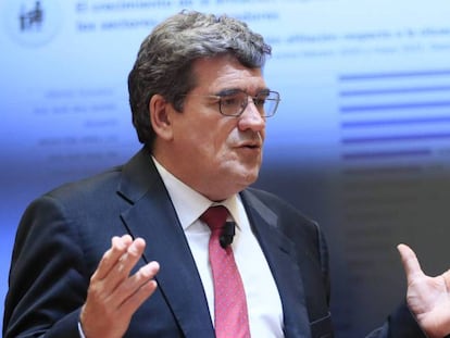 El ministo de Inclusión, Seguridad Social y Migraciones, José Luís Escrivá.