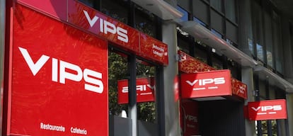 Un restaurante Vips en Madrid