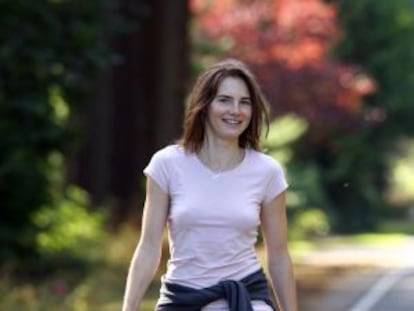 Amanda Knox en su nueva vida en Seattle.