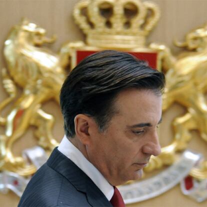 Andy García, ayer en el despacho del presidente de Georgia.