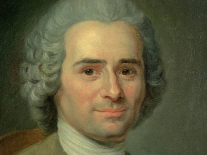 Retrat de Jean-Jacques Rousseau.