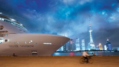 Crucero del armador Silversea en Shanghái.