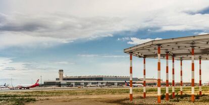 Vista del aeropuerto de Barajas.