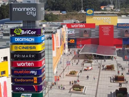 Centro comercial Marineda City, propiedad de Merlin, en A Coruña.