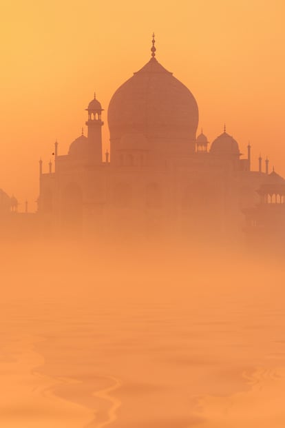 La silueta más famosa de Agra.