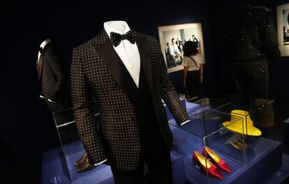 El traje que llevó Messi para recoger el Balón de Oro en 2013.