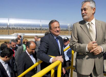 Andasol I, la primera de las tres plantas que formarán la mayor central termosolar de Europa.