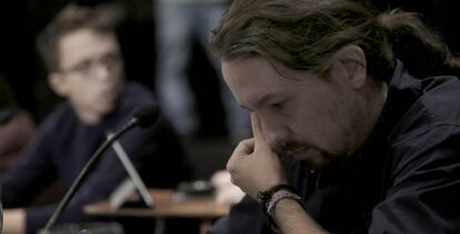 Pablo Iglesias e Íñigo Errejón, en el consejo ciudadano de Podemos.