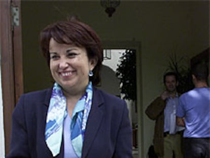 Rosa Díaz, ayer en el Ayuntamiento de Estepona.