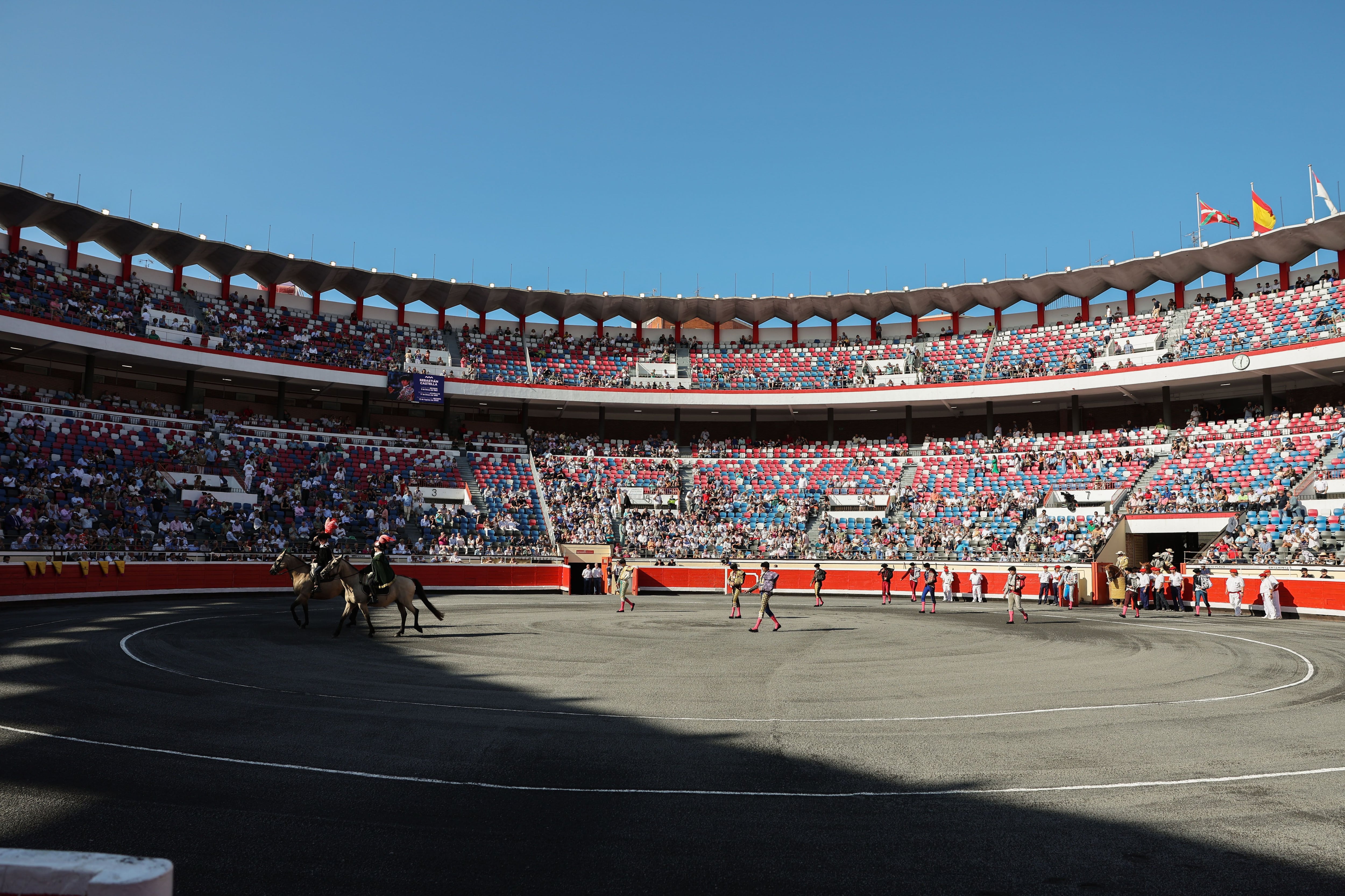Tarde de toros en la feria de Bilbao de 2024.