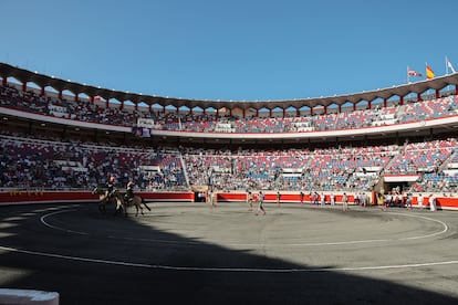 Tarde de toros en la feria de Bilbao de 2024.