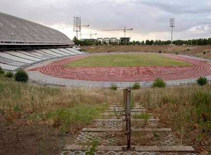 Vista del estadio de La Peineta, al que prevé mudarse el Atlético de Madrid.