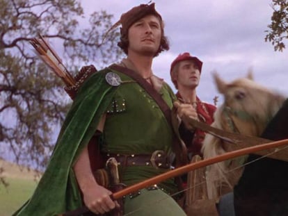 Errol Flynn, en una escena de 'The Adventures of Robin Hood', de 1938