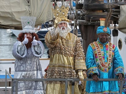 Cabalgata de Reyes en Barcelona, en 2014.