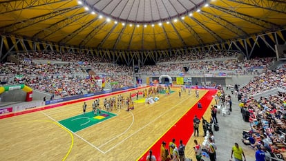 El coliseo mayor de Ibagué, Colombia, en abril de 2024.