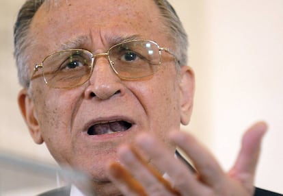 El expresidente rumano Ion Iliescu, en mayo de 2007 en Bucarest.