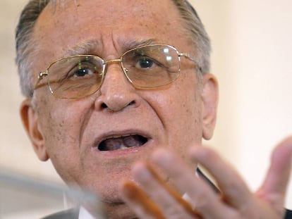 El expresidente rumano Ion Iliescu, en mayo de 2007 en Bucarest.