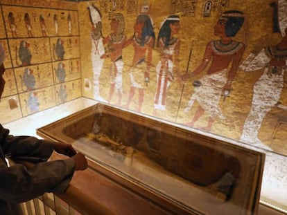 La tumba de Tutankamón, en el Valle de los Reyes, en Luxor, Egipto.