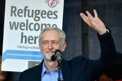 El nuevo líder laborista, Jeremy Corbyn.