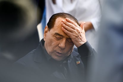 Silvio Berlusconi, líder de Forza Italia, el pasado 12 de junio en Milán.