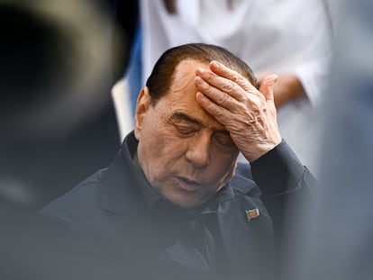 Silvio Berlusconi, líder de Forza Italia, el pasado 12 de junio en Milán.