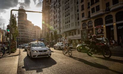 La Gran Vía madrileña.