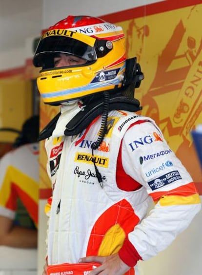 Fernando Alonso, en Monza.