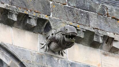 Una gárgola inspirada en 'Alien, el octavo pasajero', de Ridley Scott, en la abadía de Paisley, en Escocia.