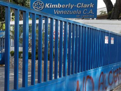 Kimberly-Clark's plant in Venezuela.