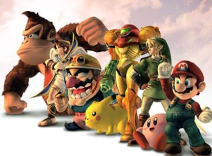 Los héroes de Nintendo, a bofetadas.