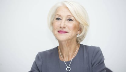 Helen Mirren numa entrevista no final de 2015.