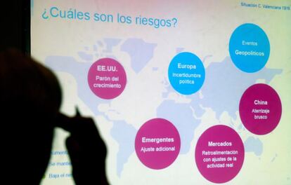 Presentación de las previsiones del BBVA para la Comunidad Valenciana.