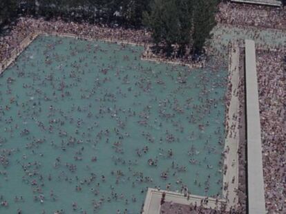 Piscina del Parque Sindical del Manzanares.