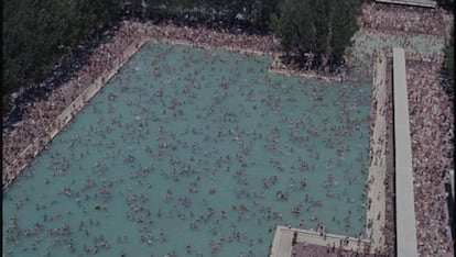 Piscina del Parque Sindical del Manzanares.