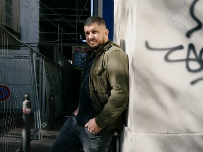 Social activist Momo Benmedour, in Marseille on Thursday.