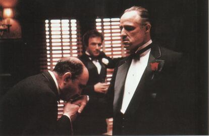 Marlon Brando en una escena de 'El Padrino'