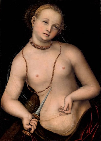 'Lucrecia' (1534), de Lucas Cranach el Viejo.