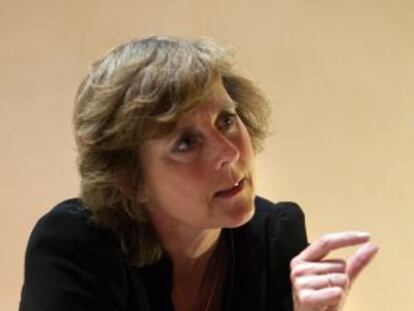 La comisaria europea de Cambio Climático, Connie Hedegaard, en una entrevista a EL PAÍS.