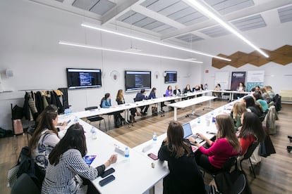 Foro sobre inteligencia artificial para profesionales de recursos humanos, celebrado en la sede de Escuela de Práctica Jurídica de la UCM