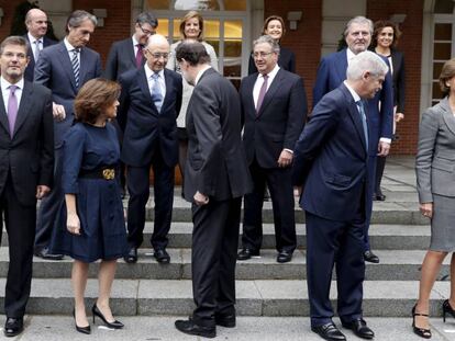 El nuevo gobierno de Mariano Rajoy, el pasado 4 de noviembre de 2016.