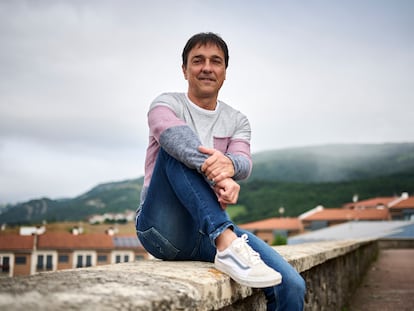 Imanol Arregui, ex entrenador del Xota, fotografiado recientemente en Irurzun (Navarra).