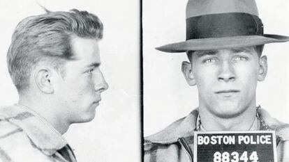 Fotos del primer arresto de James Whitey Bulger, en 1953.