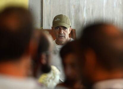 Antonio Banderas durante la rueda de prensa de Starlite.